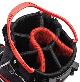 TAYLORMADE PRO 8.0 STAND BAG BLACK/WHITE/RED - Image 2