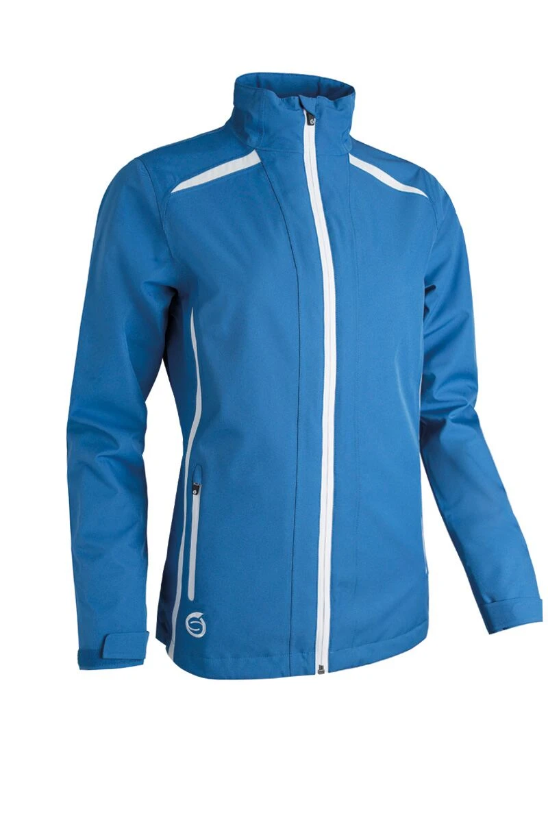 Sunderland Killy Ladies Waterproof Jacket Ocean/White - White SUNLR49 Lifetime Waterproof Guarantee