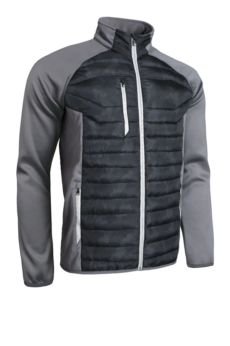 Sunderland Gents Zermatt Padded Jacket Black Camo/Gunmetal/Silver
