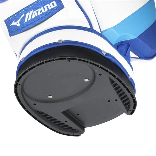 Mizuno Tour Staff Cart Bag 22 5W White Blue - Image 3