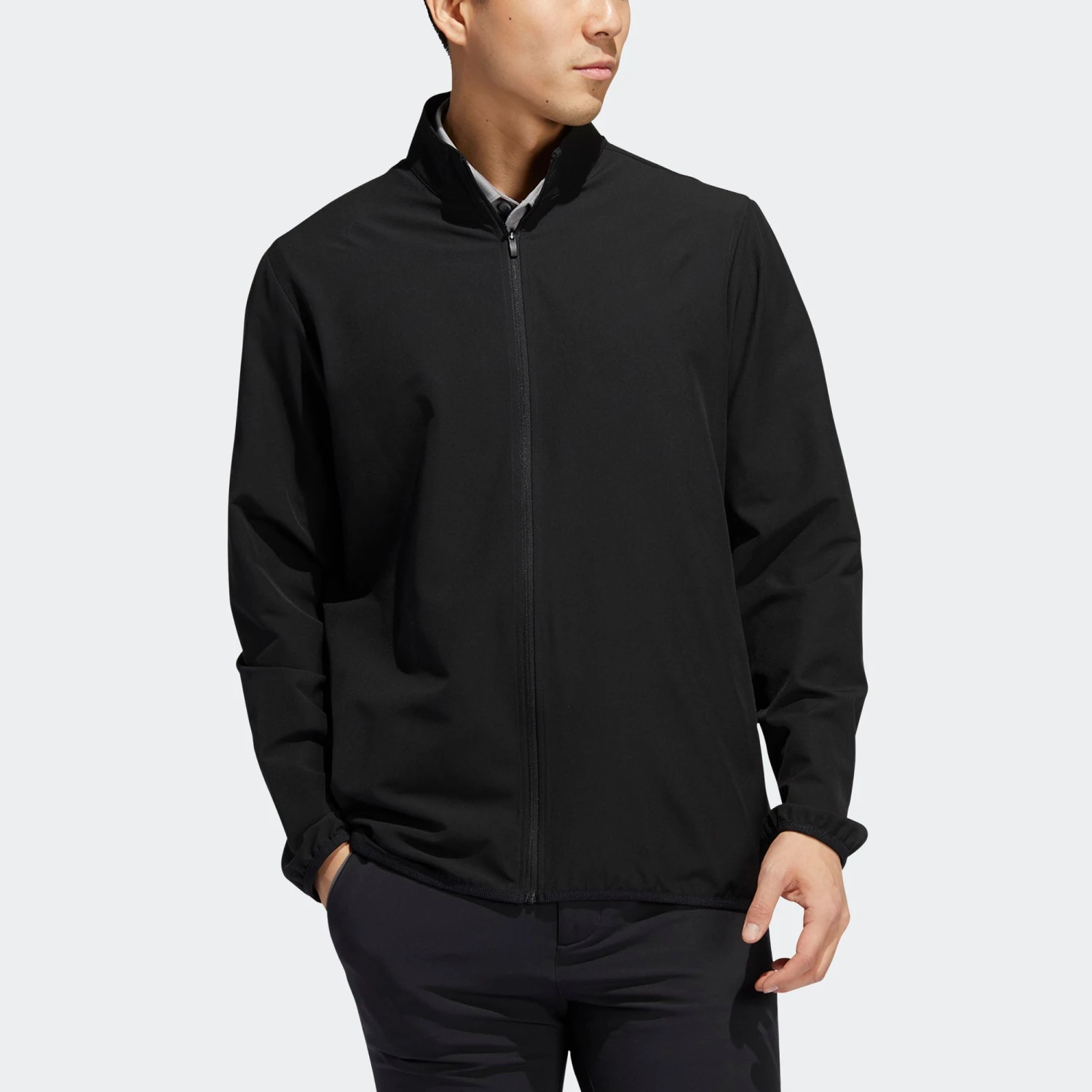 Adidas Men's Core Wind Golf Jacket Black - Image 3