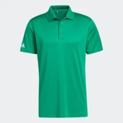 Adidas Gents Performance Polo Shirt GREEN
