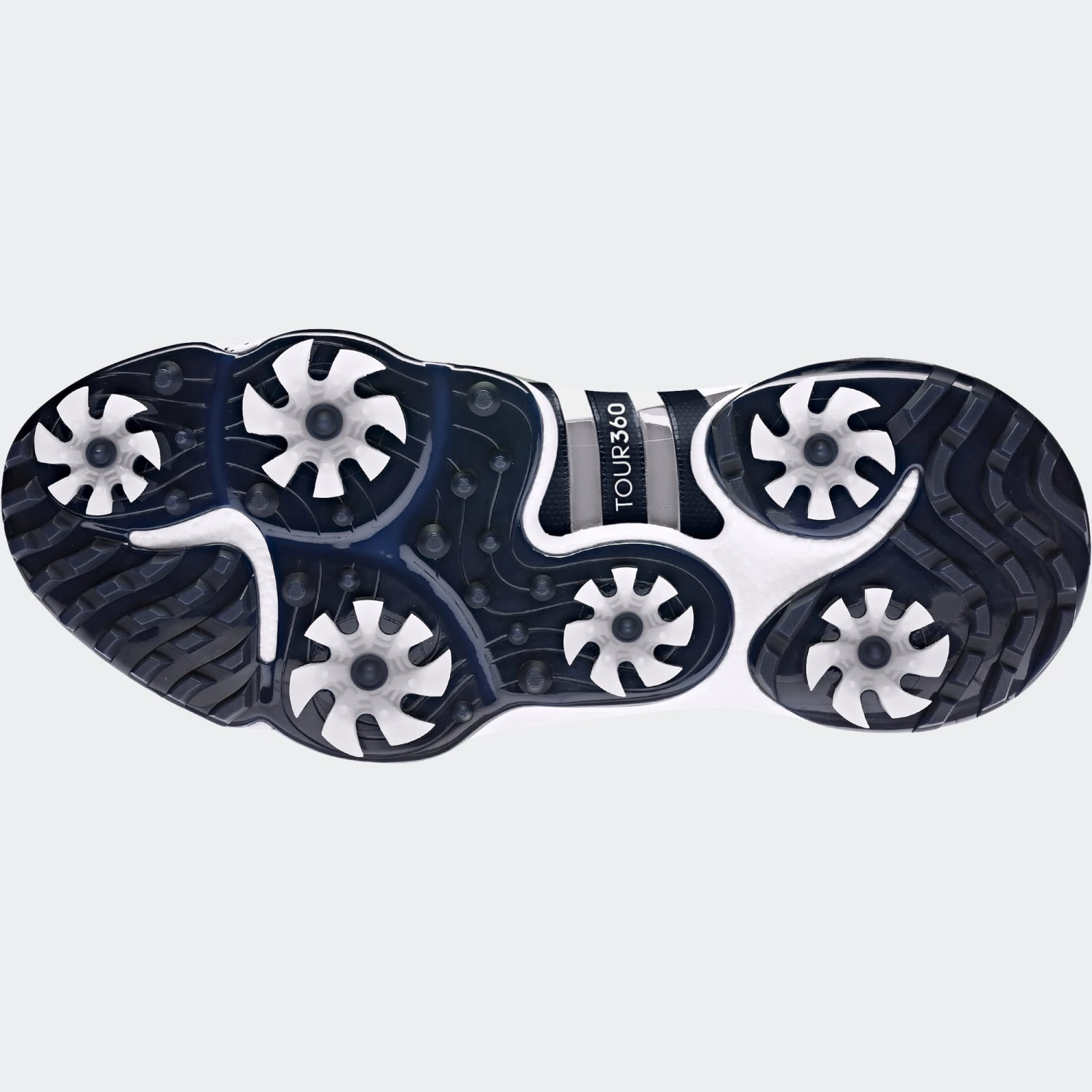 Adidas Gents Tour360 22 Shoes White/Silver/Teal - Image 3