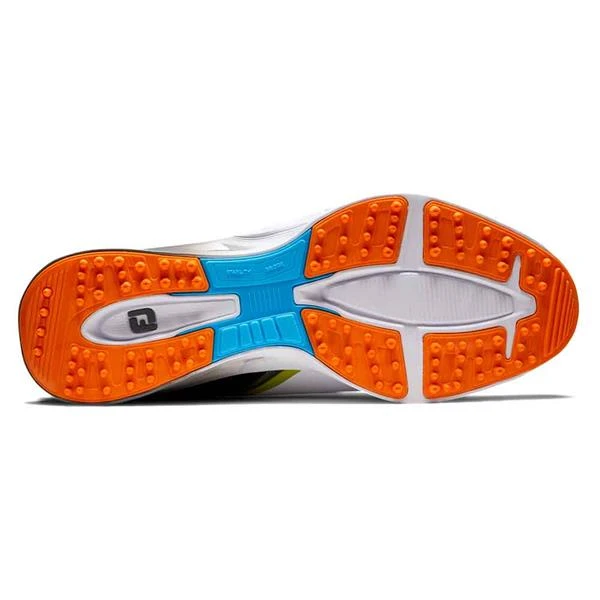 FootJoy Gents FJ Fuel Shoes White Black Orange - Image 3