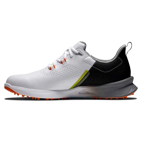 FootJoy Gents FJ Fuel Shoes White Black Orange - Image 4