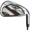 Callaway Mavrik 7 Steel Irons 5-PW+AW+SW Mens Left Hand (8 IRONS)