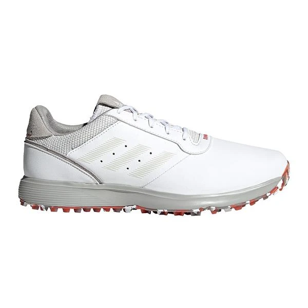 Adidas Gents S2G Spike Less Leather Shoes White - Grey - Red