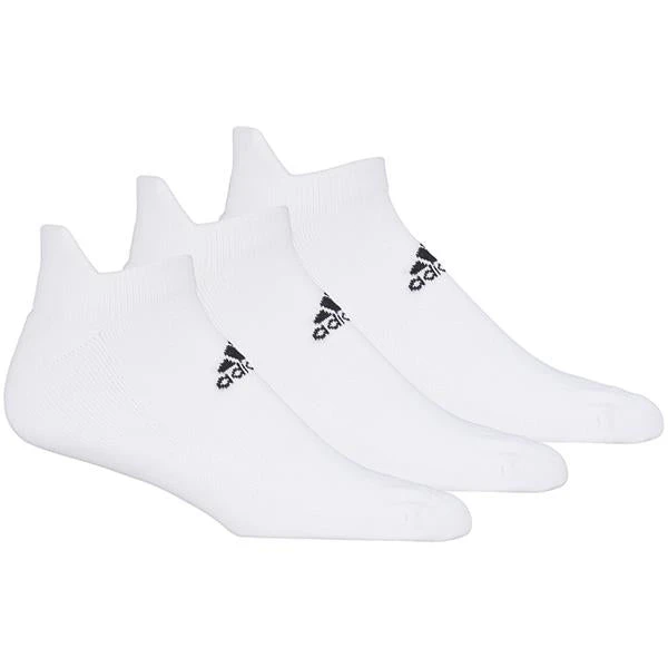 Adidas Gents Ankle 3-Pack Socks White - Image 2