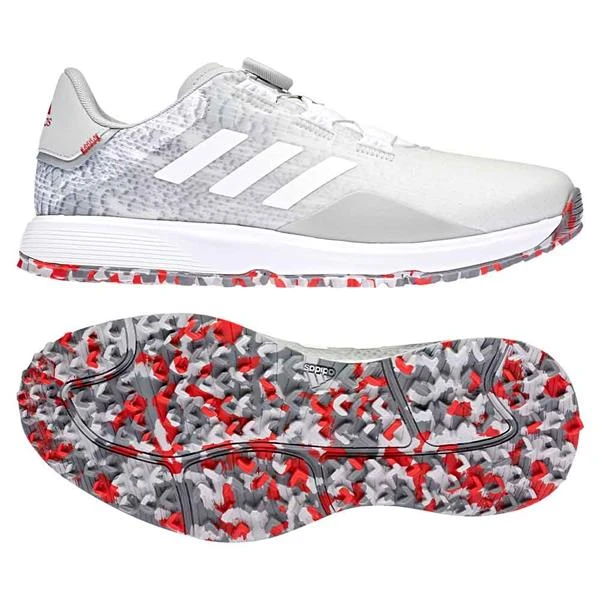 Adidas Gents S2G Spikeless BOA Shoes Grey Two - Ftwr White - Grey Three - Image 3