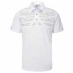 Ping Portman Golf Polo Shirt White/Navy