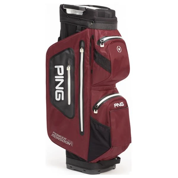 Ping Pioneer Monsoon 201 Cart Bag Mulberry Black