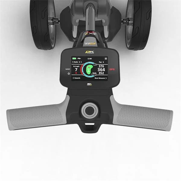 Powakaddy FX7 GPS 18 Hole Lithium Cart Gunmetal - Image 4