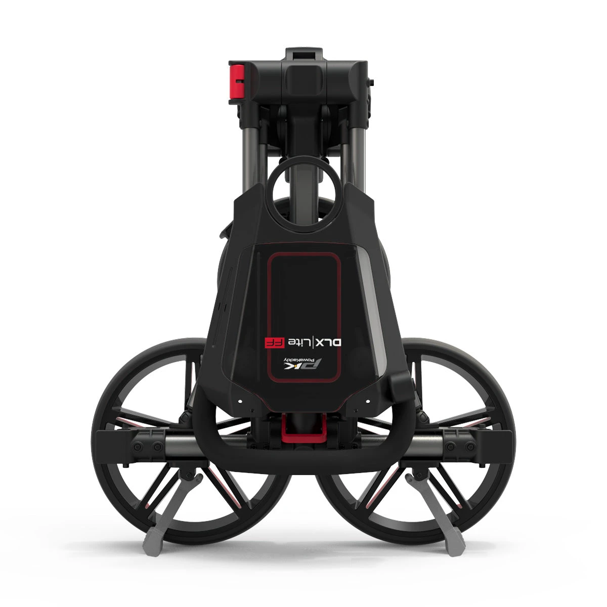 PowaKaddy 22 DXL Lite Fast Fold Push Cart Red Trim - Image 4