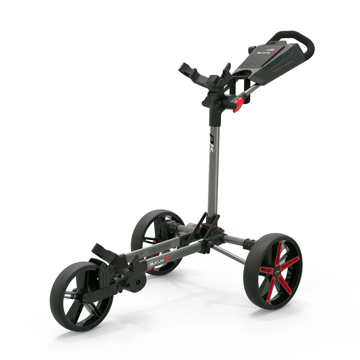 PowaKaddy 22 DXL Lite Fast Fold Push Cart Red Trim
