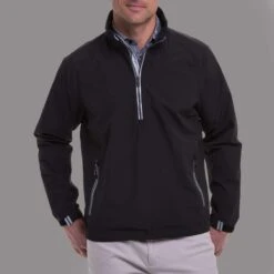 Zero Restriction Gents POWER TORQUE 1/4 ZIP Black