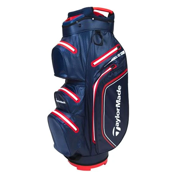 TaylorMade StormDry W/P Cart Bag Navy Red