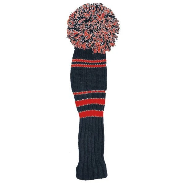 Longridge Pom Pom Headcover - Driver Red