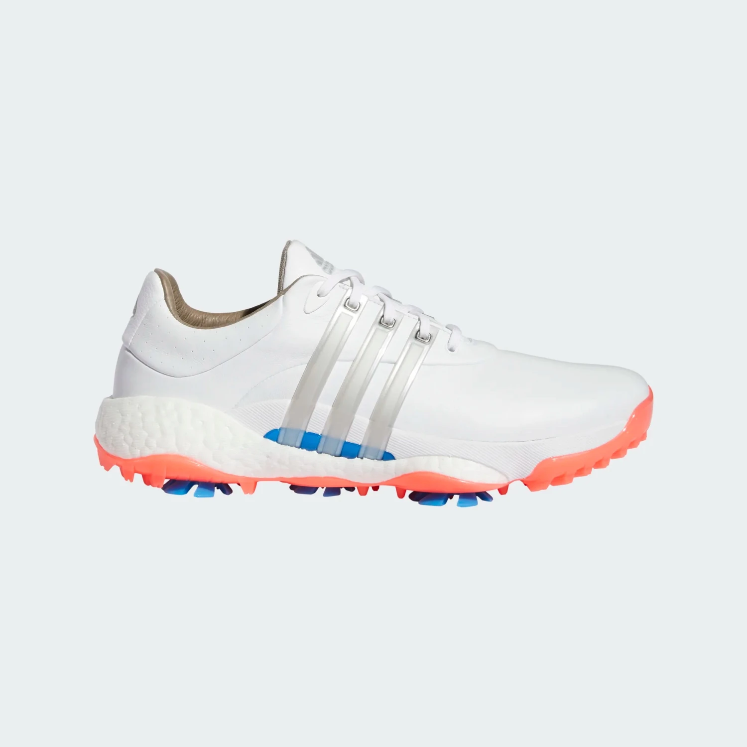 Adidas Tour 360 22 Ladies Golf Shoes - White/Silver/Turbo