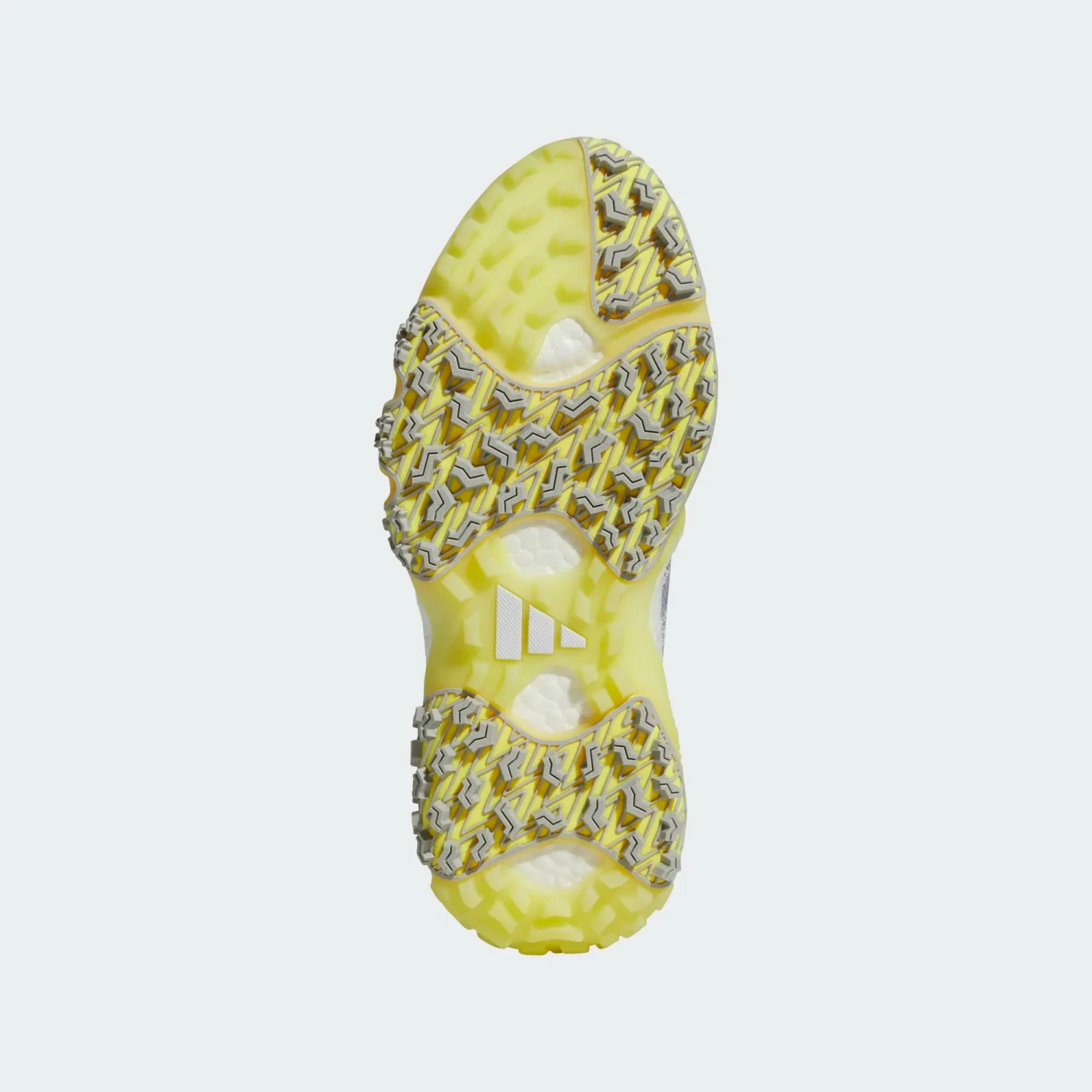 Adidas Ladies Codechaos Spikeless Golf Shoes - Cloud White / Cloud White / Beam Yellow - Image 3