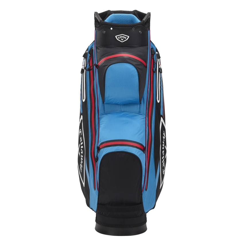 Callaway Chev Dry 14 Golf Cart Bag - Black/CYAN/Fire Red - Image 4