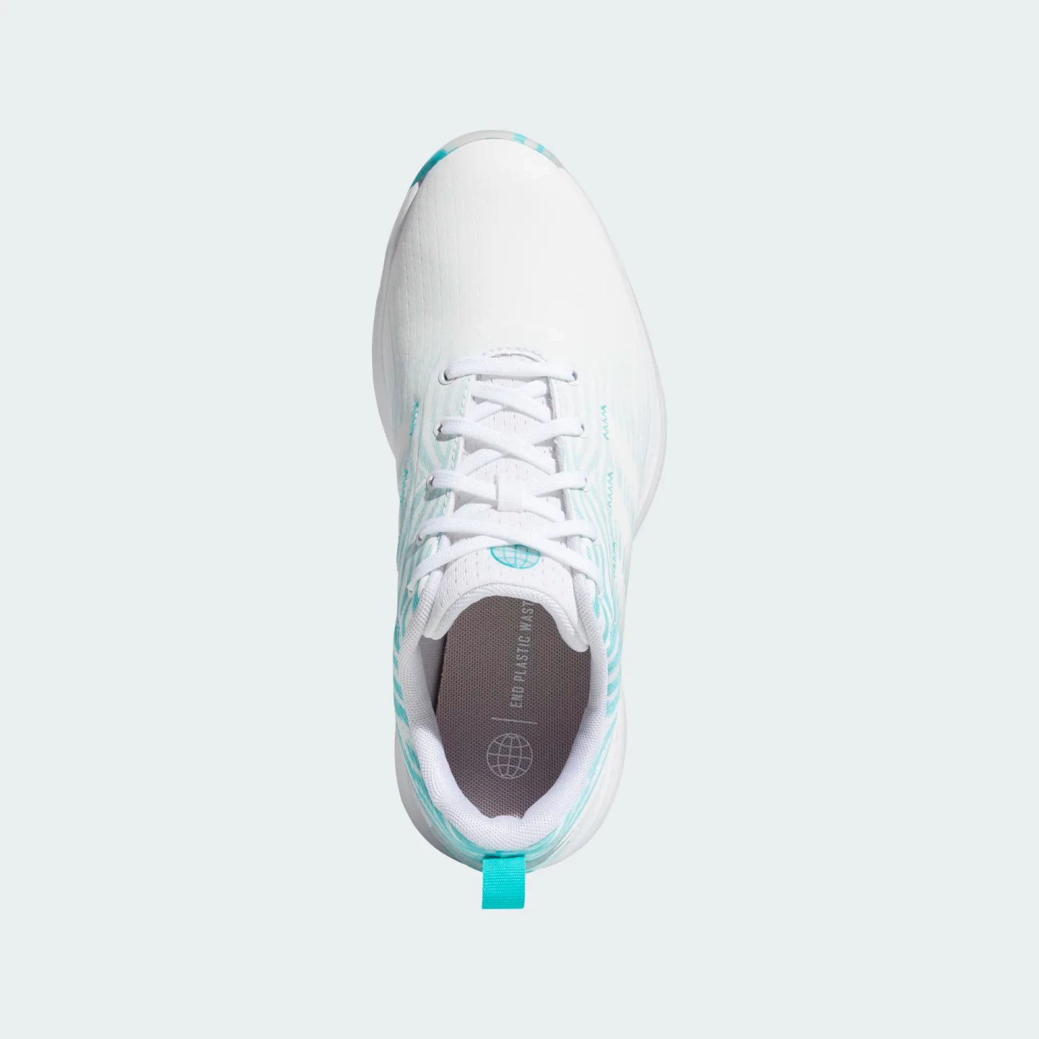 Adidas Ladies S2G Spikeless Lace Shoes Cloud White / Cloud White / Semi Mint Rush - Image 2