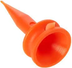 Longridge Plastic Castle Tees 5 Mm Orange