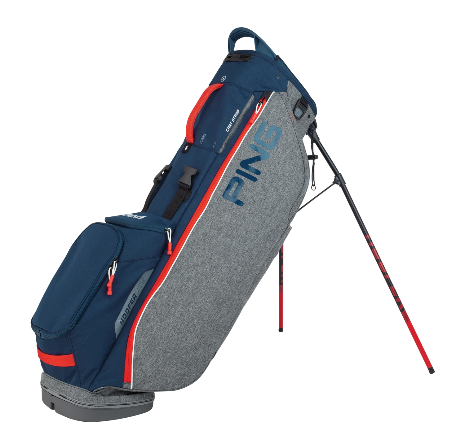 Ping Hooferlite 201 Carry Bag Heather Grey/Navy/Scarlet