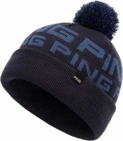 Ping Logo II Bobble Hats Navy/Blue