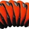 Longridge EZE IRON COVERS 10PCS BLACK/ORANGE