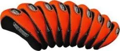 Longridge EZE IRON COVERS 10PCS BLACK/ORANGE