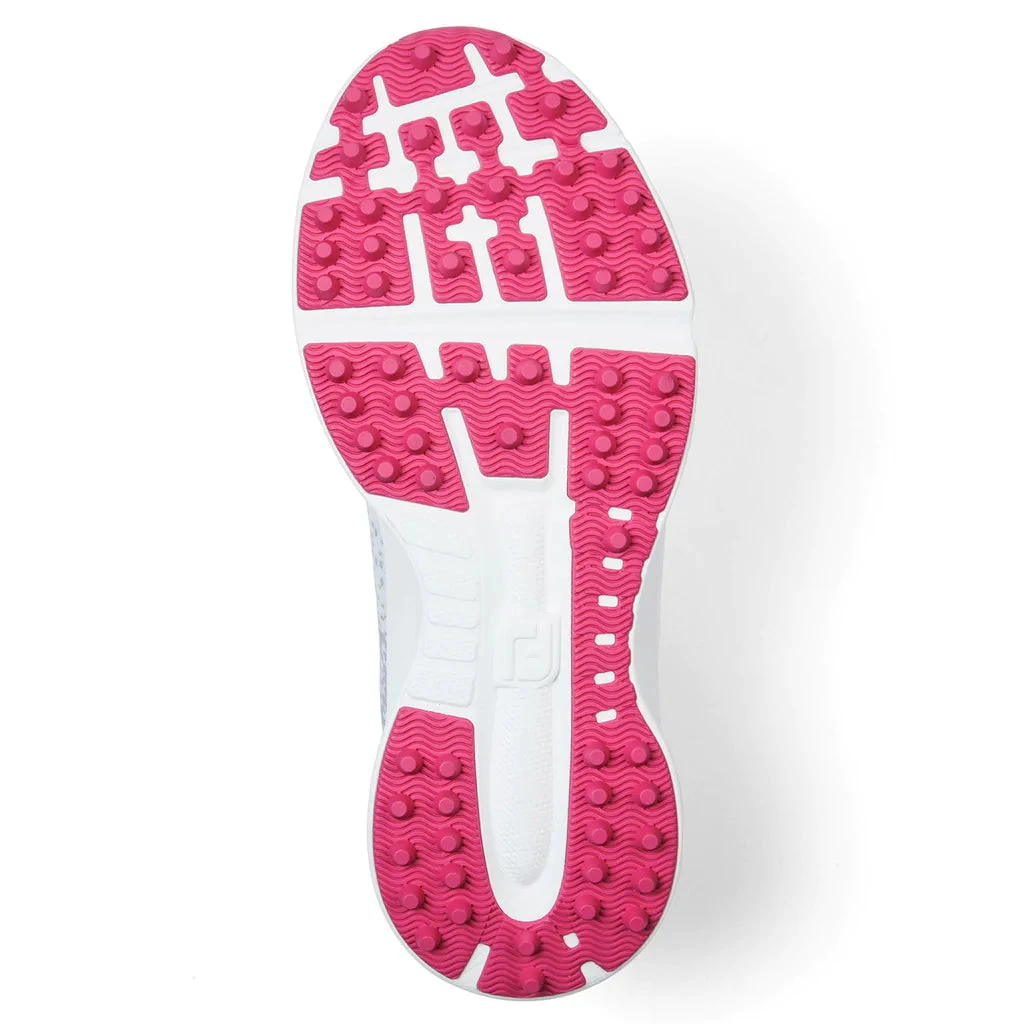 Footjoy Leisure Ladies Golf Shoes - Silver/Pink - Image 2