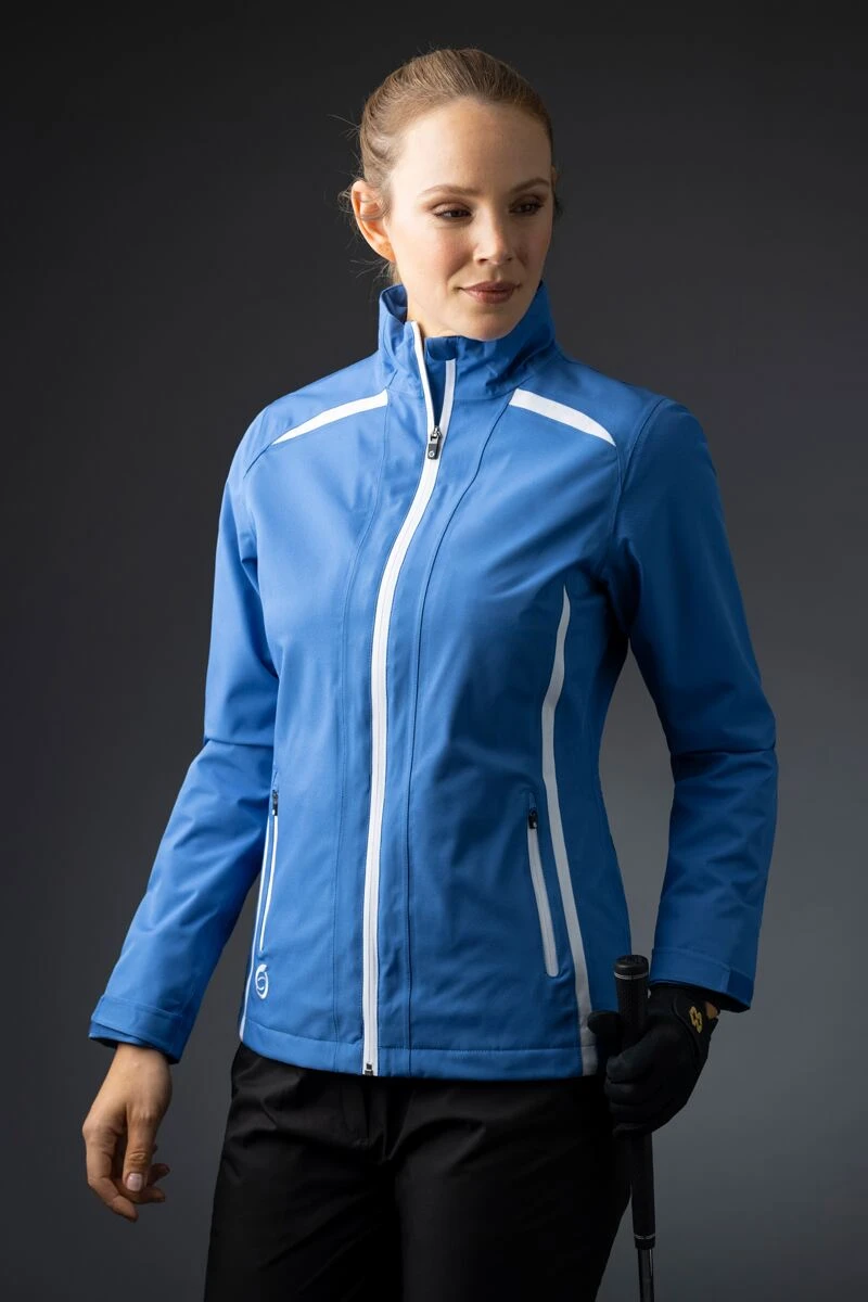 Sunderland Killy Ladies Waterproof Jacket Ocean/White - White SUNLR49 Lifetime Waterproof Guarantee - Image 2