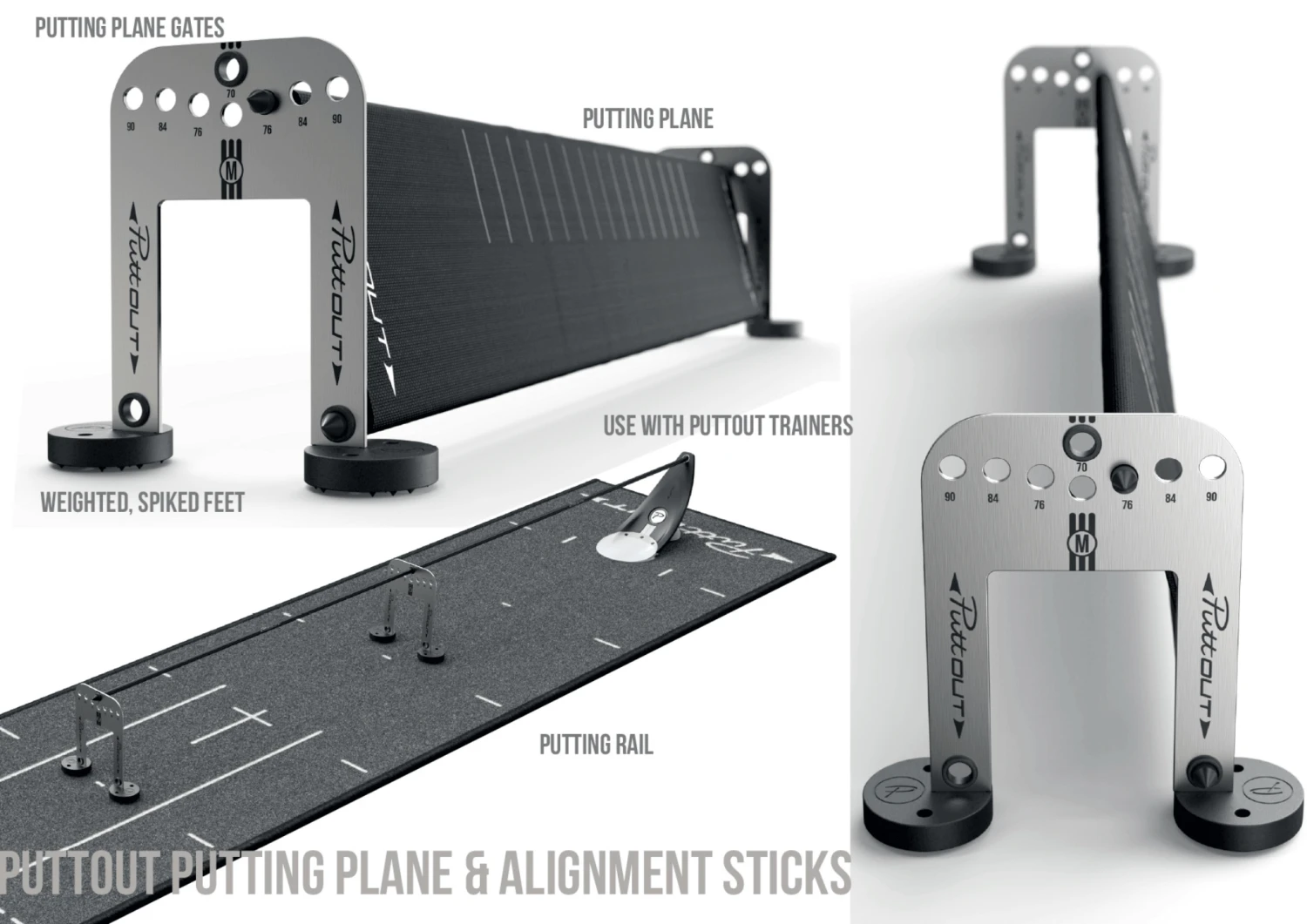 PUTTOUT PUTTING PLANE ALIGNMENT STICK SET - Image 4