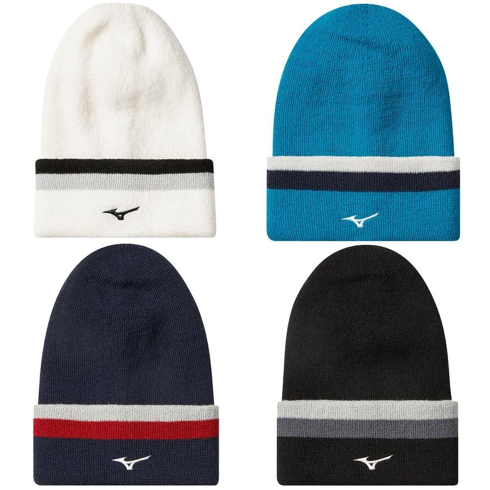 Mizuno Breath Thermo Knit Beanies Enamel Blue - Image 2