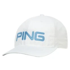 Ping Classic Lite Golf Cap White/Light Blue