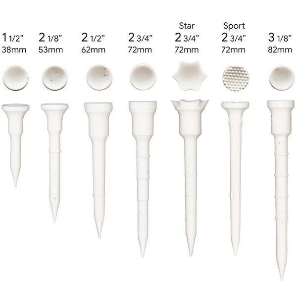 Lignum 72mm Tees 12pk - Flying Pink - Image 3