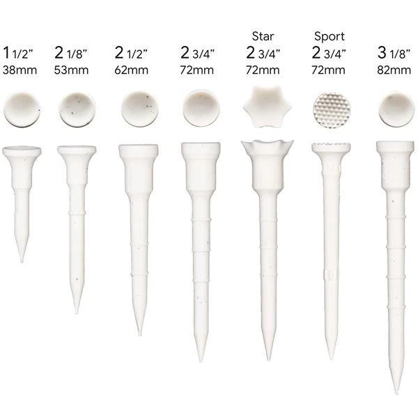 Lignum 72mm Tees 12pk - Punchy Pink - Image 3